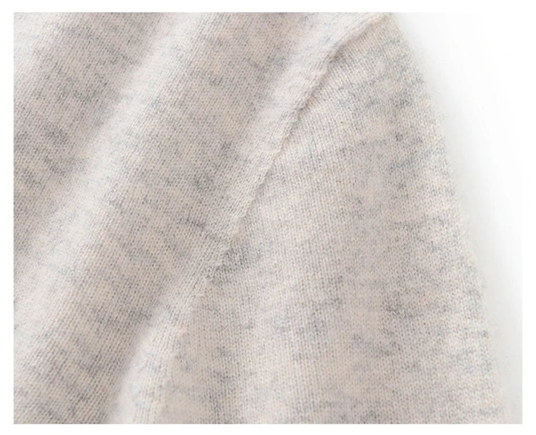 Casual Round Neck Loose Cashmere Sweater